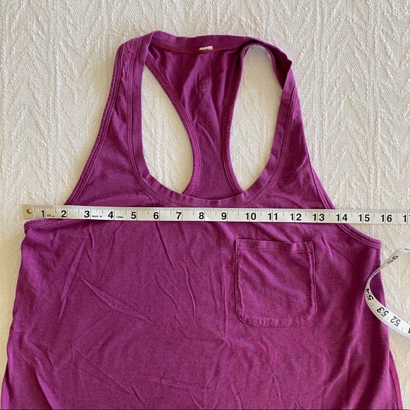 Lululemon Athletica Cotton Racerback Tank Top, 6 - Picture 6 of 7